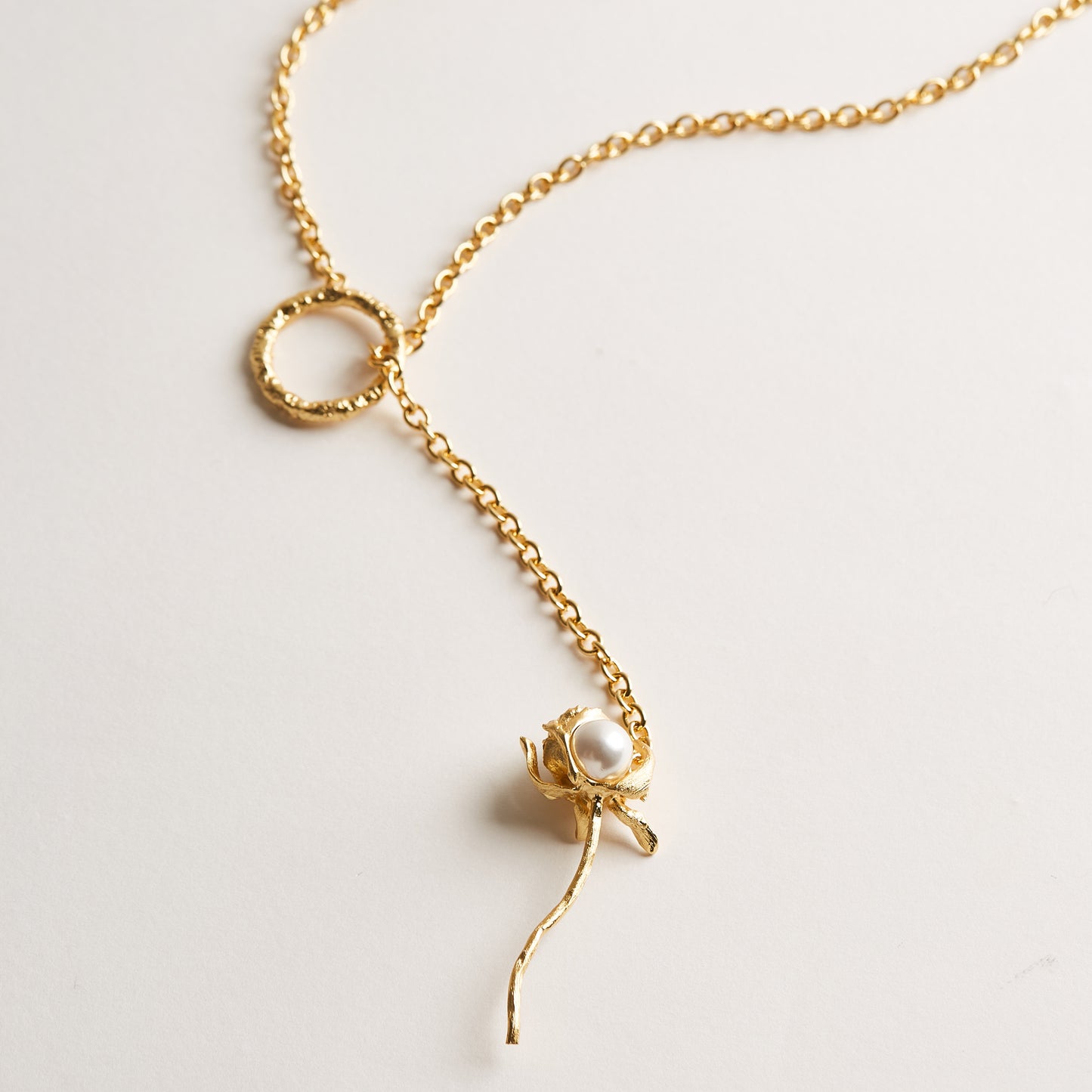 Dusty Rose - Gold Vermeil Double-Use Necklace