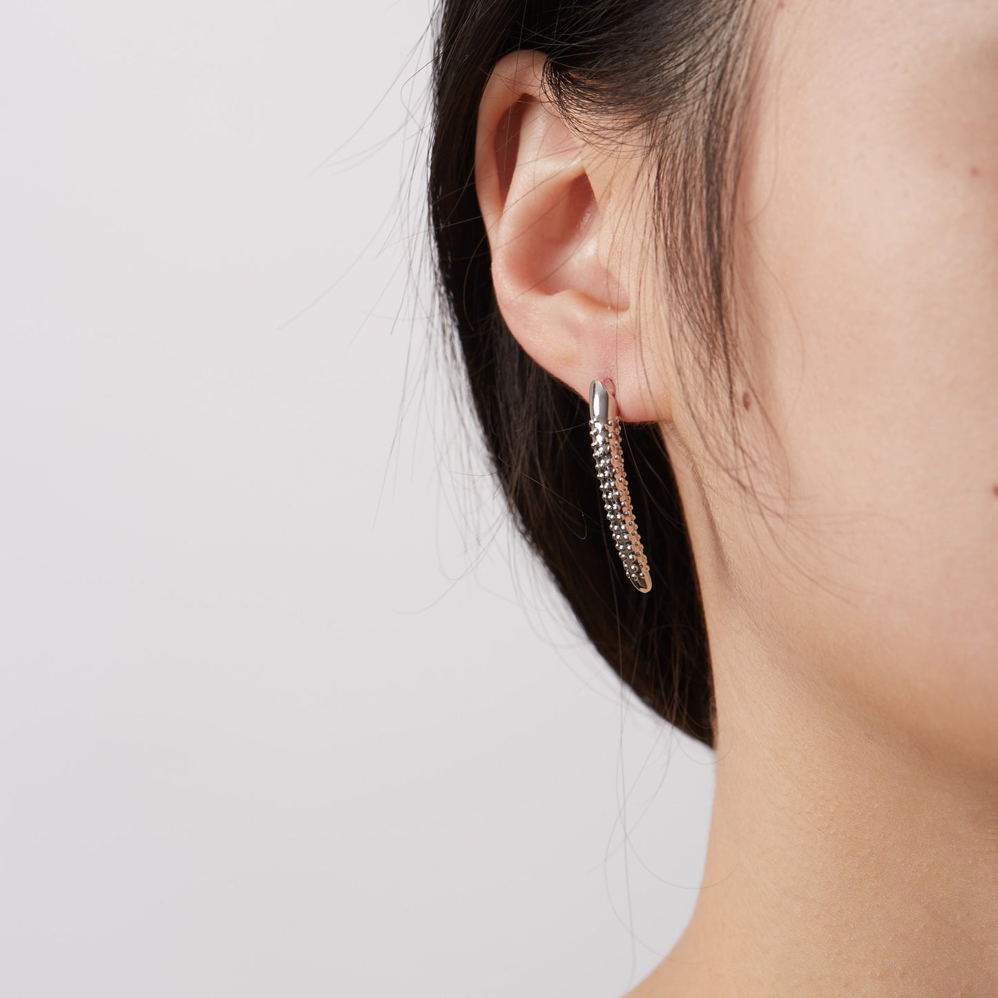 Flamingo - Dual-use Floral Ear-stud / Piece (Pre-order)