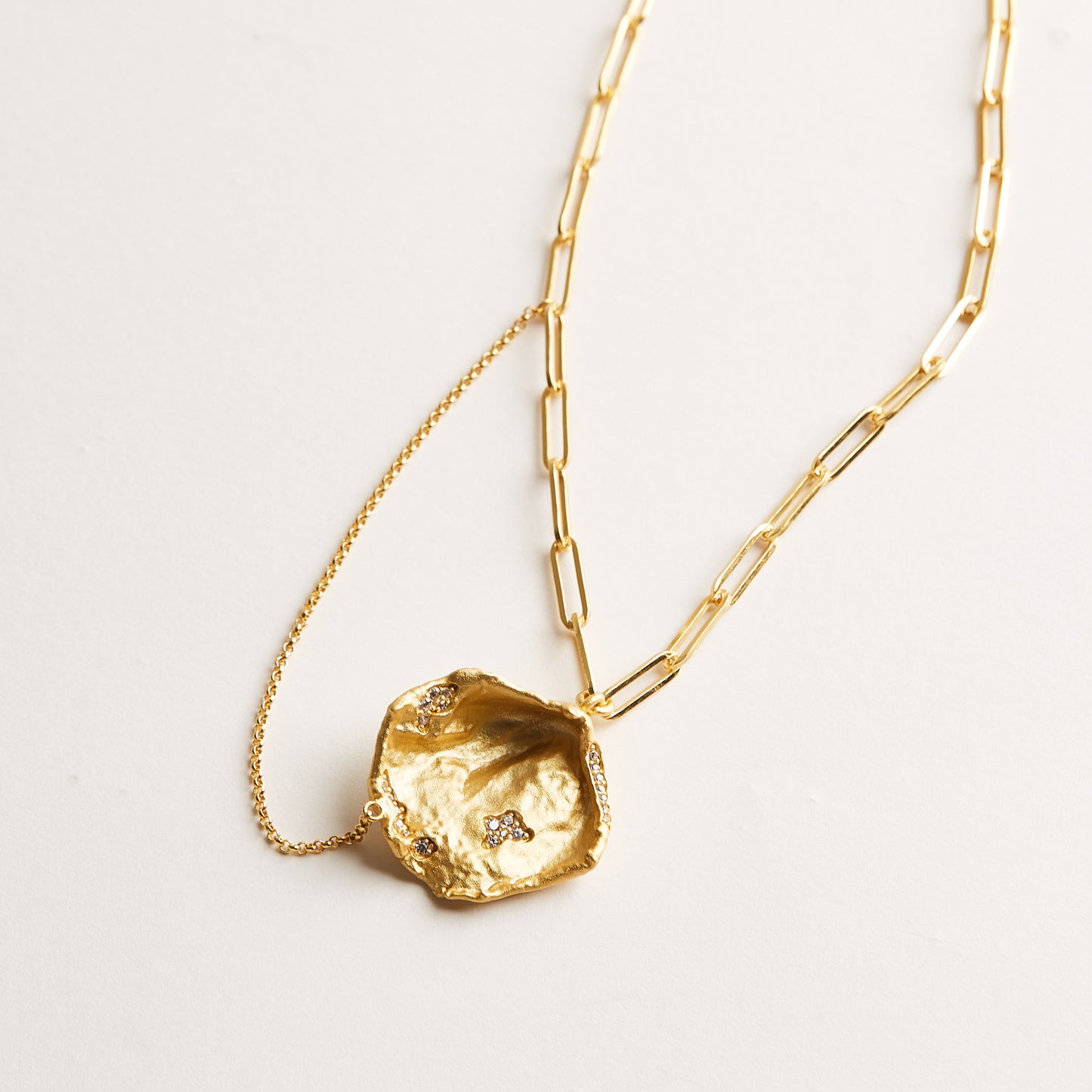 Dusty Petal - Gold Vermeil Necklace