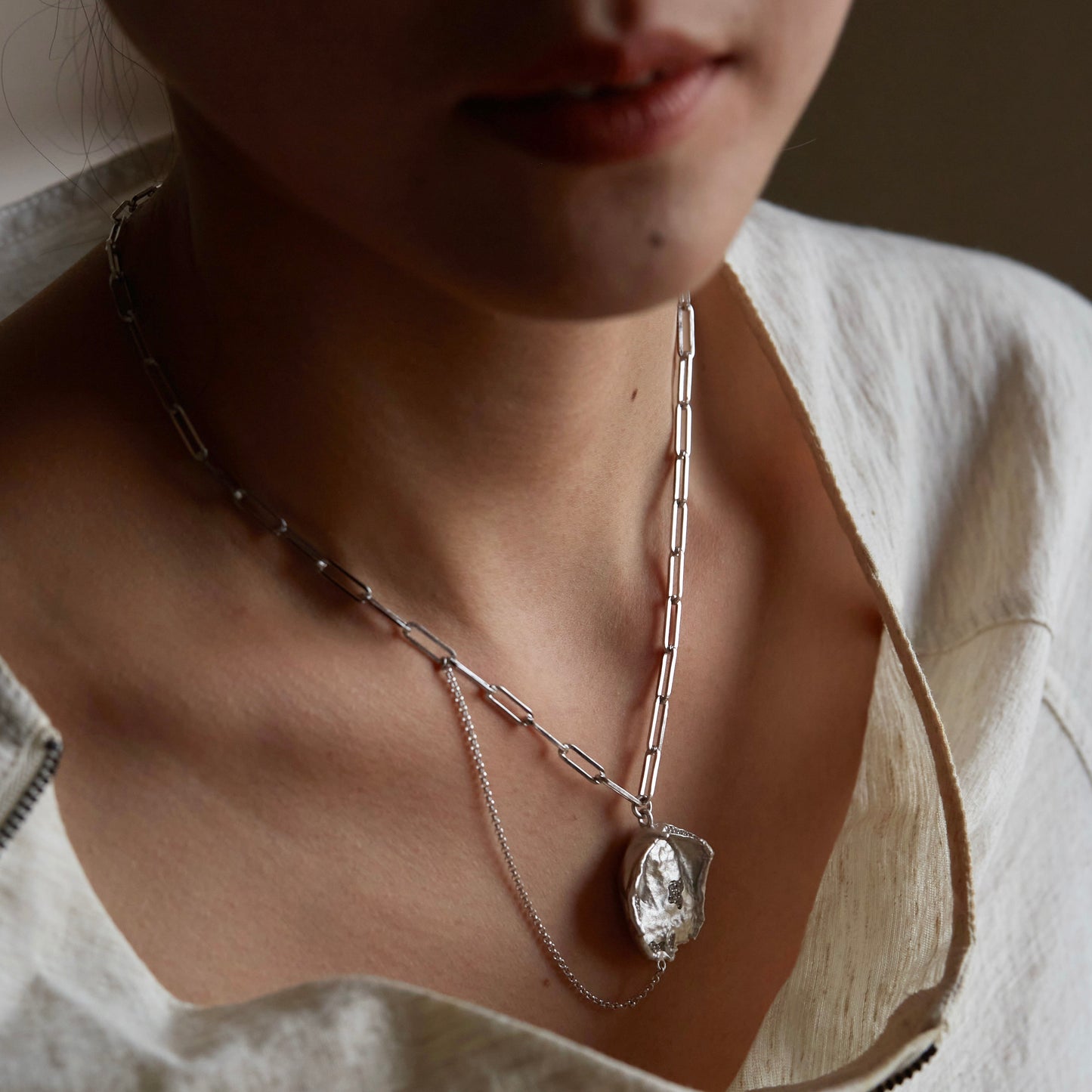 Dusty Petal - Gold Vermeil Necklace